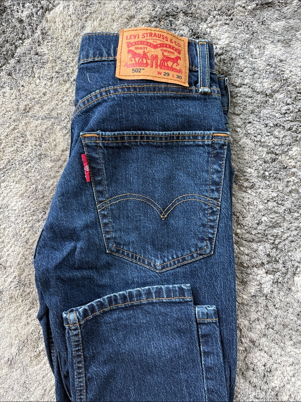 Levi's women’s Slim Straight Jeans - Dark Blue Denim